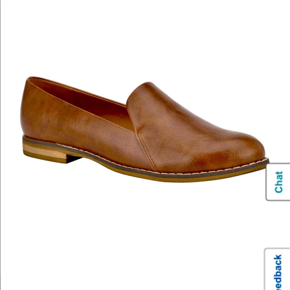 Brown slip on dress shoes